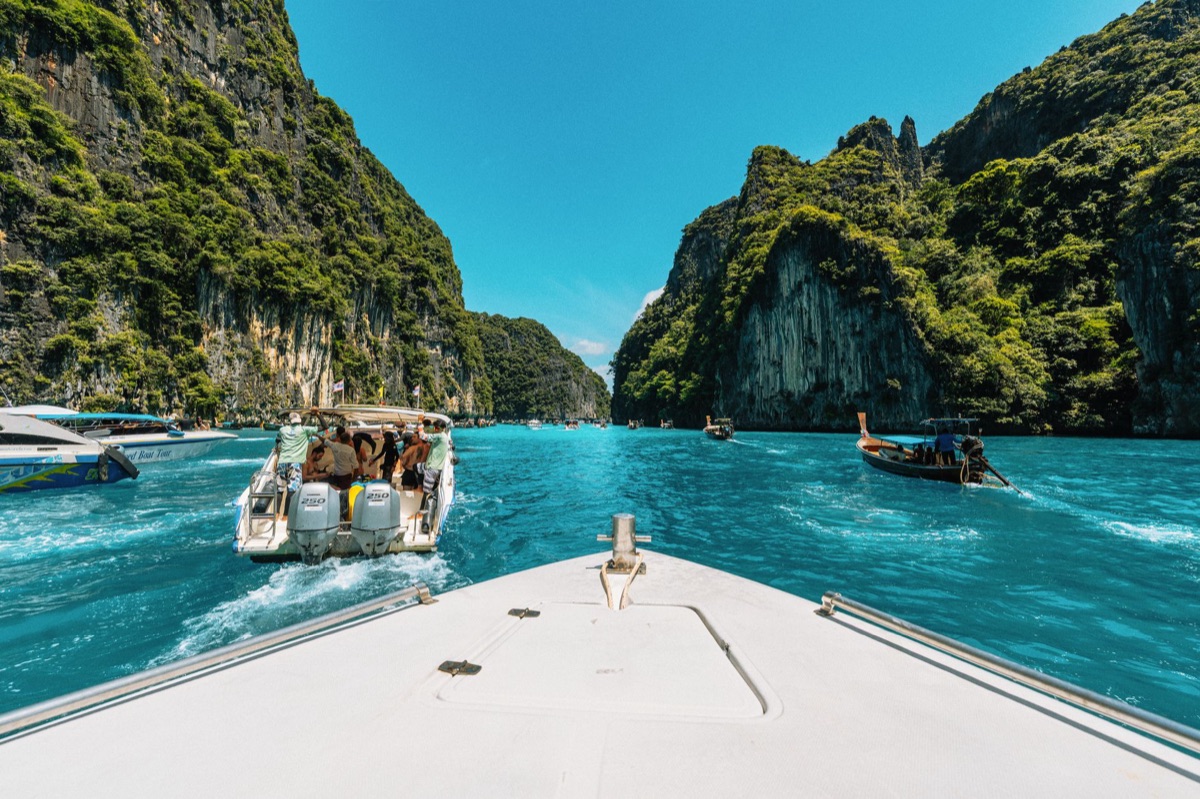 Speedboat on Phuket island