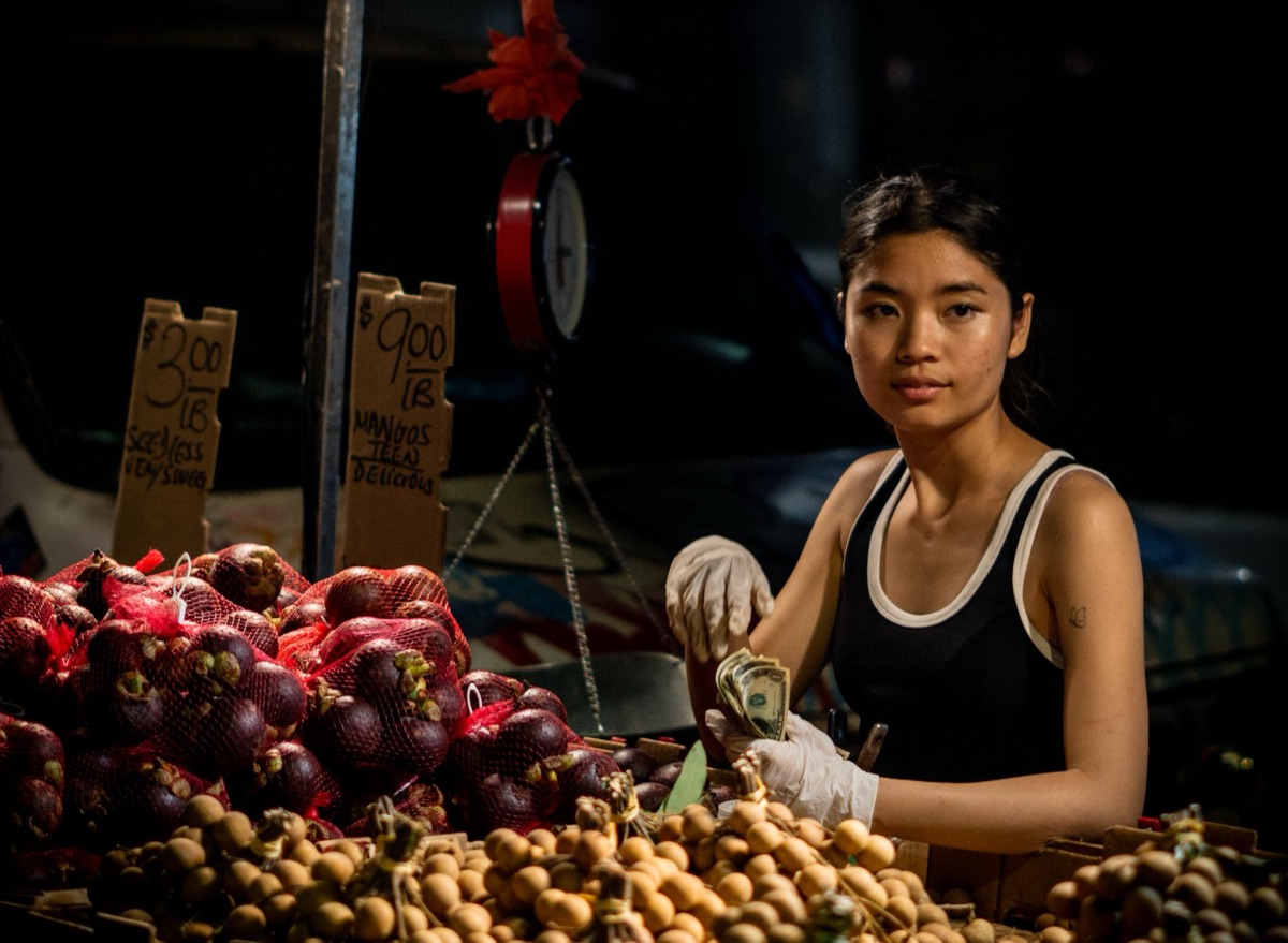 Phuket local market stall