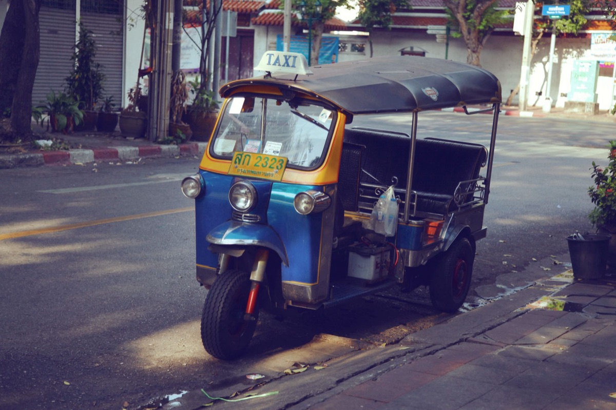 Phuket taxi and motorcycle