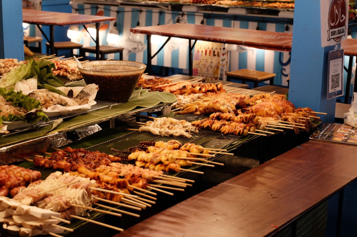 푸켓 야시장 음식 점포