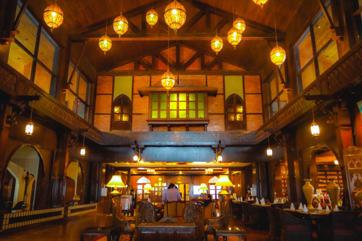 similan restaurant interior with traditional decor