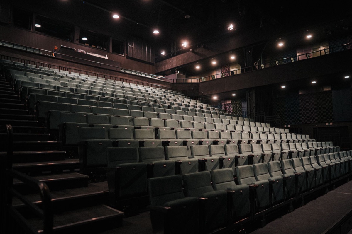 Wide open space with theater seating