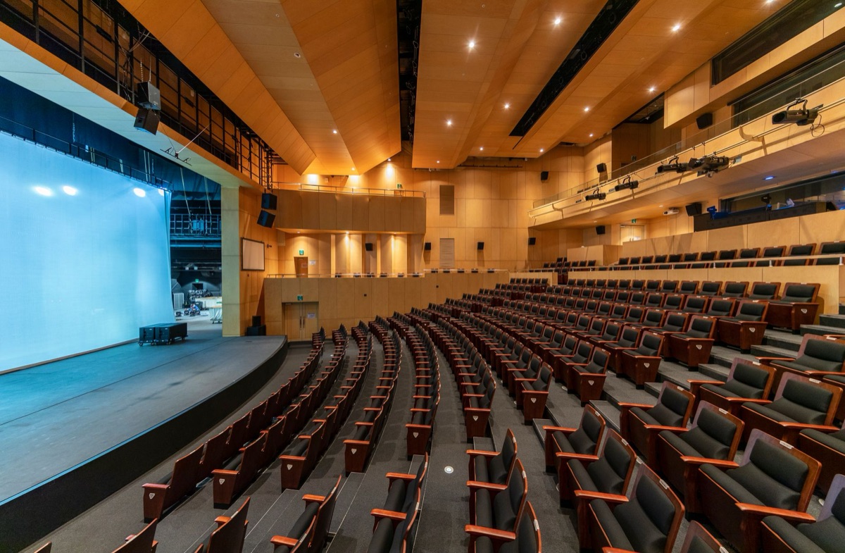 Theater met duizenden zitplaatsen