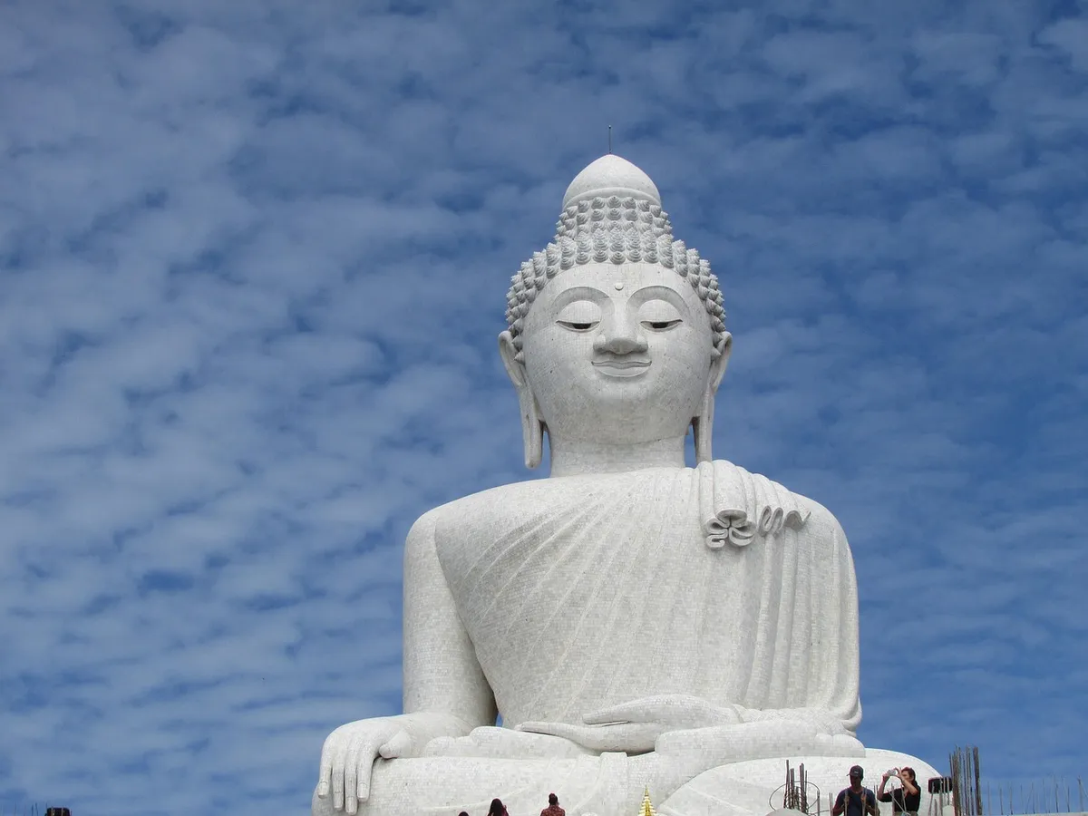 budda, phuket, thailand, buddhism, asia, culture, buddha, religion, statue, temple, religious, travel, thai, pray, nature, monument, blue sky, tourism, buddhist